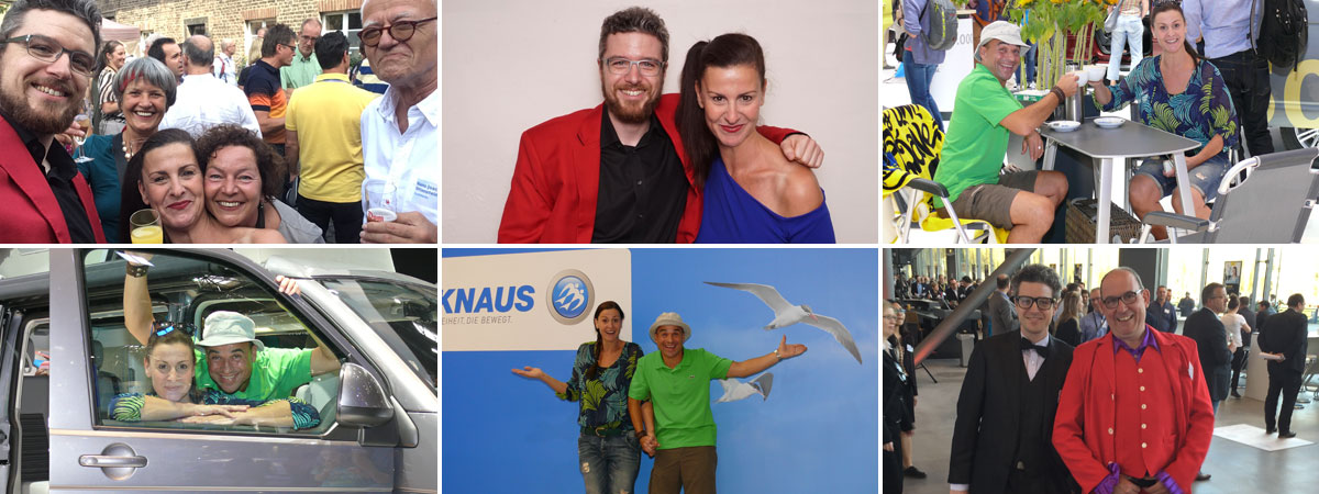 Komische Gäste Walk Act